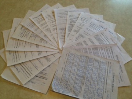 Feedback Sheets
